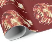 Harry Potter | GRYFFINDOR™-Waterverf Cadeaupapier (Rol Hoek)