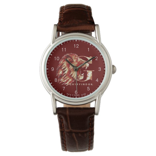 Harry Potter | GRYFFINDOR™-Waterverf Horloge (Voorkant)