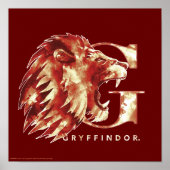 Harry Potter | GRYFFINDOR™-Waterverf Poster (Voorkant)
