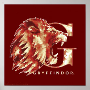 Harry Potter GRYFFINDOR™-Waterverf Poster
