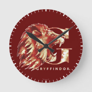 Harry Potter   GRYFFINDOR™-Waterverf Ronde Klok