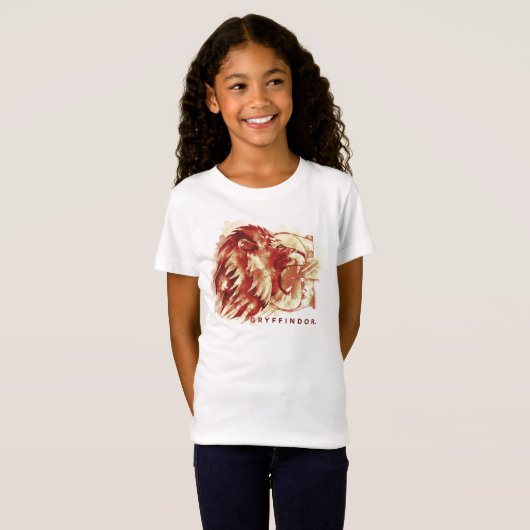 Harry Potter | GRYFFINDOR™-Waterverf T-shirt (Voorkant volledig)