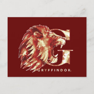 Harry Potter  GRYFFINDOR™-Waterverf van leien Briefkaart