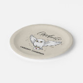 Harry Potter | Hedwig Afstuderen Papieren Bordje (Gekanteld)