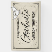 Harry Potter | Hedwig Afstuderen Spandoek (Verticaal)