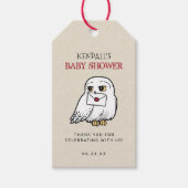 Harry Potter | Hedwig Baby Shower Bedankt Cadeaulabel (Voorkant)