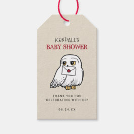 Harry Potter | Hedwig Baby Shower Bedankt Cadeaulabel