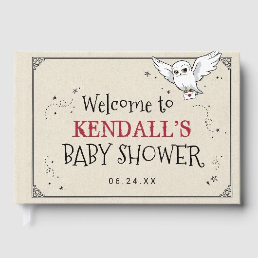 Harry Potter | Hedwig Baby Shower Gastenboek (Voorkant)