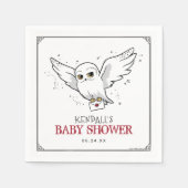 Harry Potter | Hedwig Baby shower Servet (Voorkant)