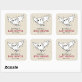 Harry Potter | Hedwig Baby shower Square Sticker (Vel)