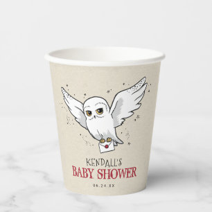 Harry Potter Hedwig Babyfeestje Papieren Bekers