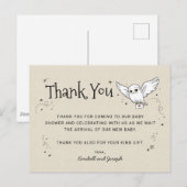 Harry Potter | Hedwig - Bedankt Briefkaart (Voorkant / Achterkant)