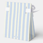 Harry Potter Hedwig Blauw Gestreepte Baby Shower Bedankdoosjes (Achterkant)
