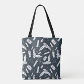 HARRY POTTER™ Hedwig Brengt Brieven Patroon Tote Bag (Achterkant)