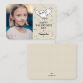 Harry Potter | Hedwig | Fijne Valentijnsdag Notitiekaartje (Voorkant / Achterkant)