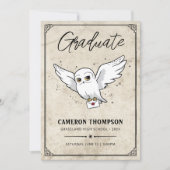 Harry Potter | Hedwig Graduation Party Aankondiging (Voorkant)