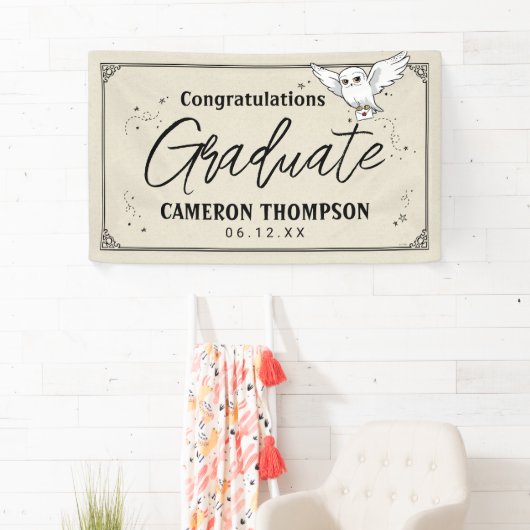 Harry Potter | Hedwig Graduation Spandoek (Insitu)