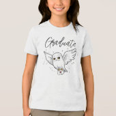 Harry Potter Hedwig Graduation Tri-Blend Shirt (Voorkant)