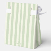 Harry Potter Hedwig Groen Gestreepte Baby Shower Bedankdoosjes (Achterkant)