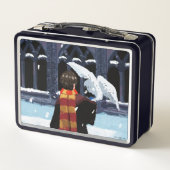 HARRY POTTER™ & Hedwig in de sneeuw (Achterkant)