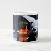 HARRY POTTER™ & Hedwig in de sneeuw Grote Koffiekop (Voorkant)