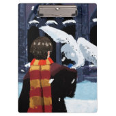 HARRY POTTER™ & Hedwig in de sneeuw Klembord (Voorkant)