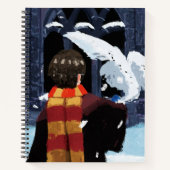 HARRY POTTER™ & Hedwig in de sneeuw Notitieboek (Voorkant)
