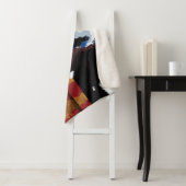 HARRY POTTER™ & Hedwig in de sneeuw Sherpa Deken (In situ)