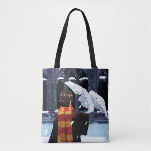 HARRY POTTER™ & Hedwig in de sneeuw Tote Bag