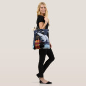 HARRY POTTER™ & Hedwig in de sneeuw Tote Bag (Op model)