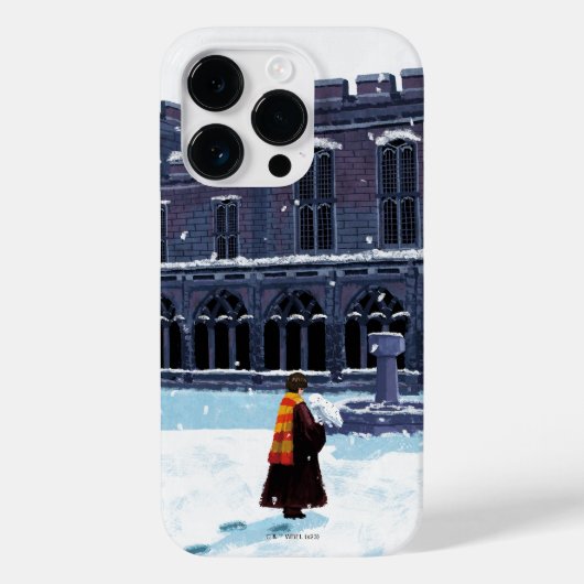 HARRY POTTER™ & Hedwig in het binnenhof van HOGWAR Case-Mate iPhone Case (Achterkant)
