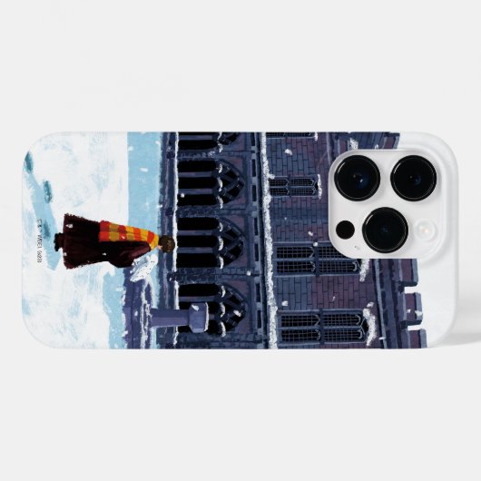 HARRY POTTER™ & Hedwig in het binnenhof van HOGWAR Case-Mate iPhone Case (Achterkant (horizontaal))