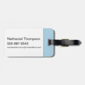 HARRY POTTER™ & Hedwig in HOGWARTS™ Courtyard Bagagelabel (Achterkant horizontaal)