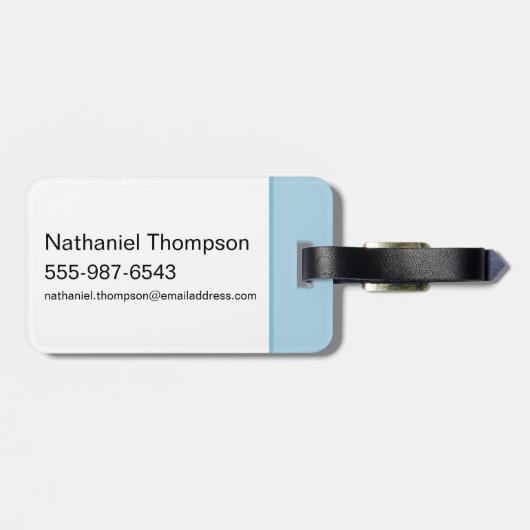 HARRY POTTER™ & Hedwig in HOGWARTS™ Courtyard Bagagelabel (Achterkant horizontaal)