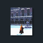 HARRY POTTER™ & Hedwig in HOGWARTS™ Courtyard Canvas Afdruk<br><div class="desc">Bekijk deze droomachtige illustratie van Harry met zijn owl Hedwig op de binnenplaats in Hogwarts!</div>