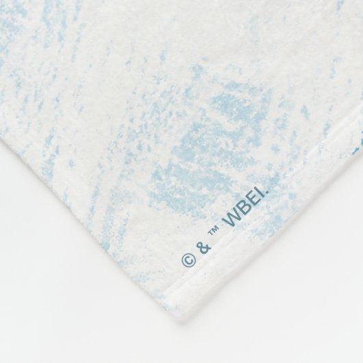 HARRY POTTER™ & Hedwig in HOGWARTS™ Courtyard Fleece Deken (Hoek)