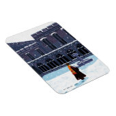 HARRY POTTER™ & Hedwig in HOGWARTS™ Courtyard Magneet (Rechterzijde)