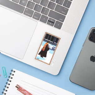 HARRY POTTER™ & Hedwig in HOGWARTS™ Courtyard Sticker