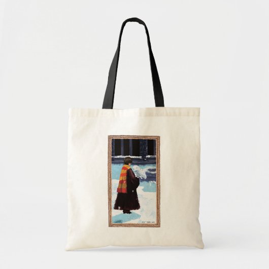 HARRY POTTER™ & Hedwig in HOGWARTS™ Courtyard Tote Bag (Voorkant)