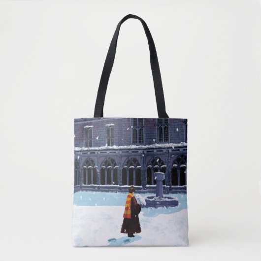 HARRY POTTER™ & Hedwig in HOGWARTS™ Courtyard Tote Bag (Voorkant)