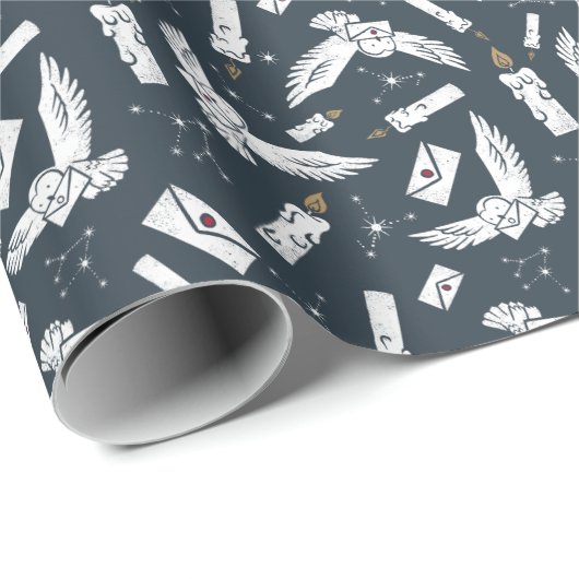 HARRY POTTER™ Hedwig Letter-patroon leveren Cadeaupapier (Rol Hoek)