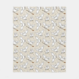 Harry Potter | Hedwig Patroon - Baby Shower Fleece Deken