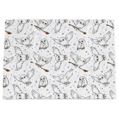 Harry Potter | Hedwig Pattern - Baby shower Groot Cadeauzakje (Voorkant)