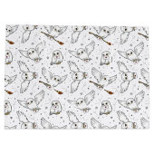Harry Potter | Hedwig Pattern - Baby shower Groot Cadeauzakje (Achterkant)