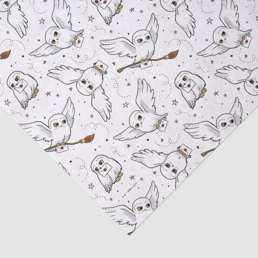 Harry Potter | Hedwig Pattern - Baby shower Tissuepapier (Detail)