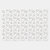 Harry Potter | Hedwig Pattern - Baby shower Wrappi Inpakpapier Vel (Voorkant)