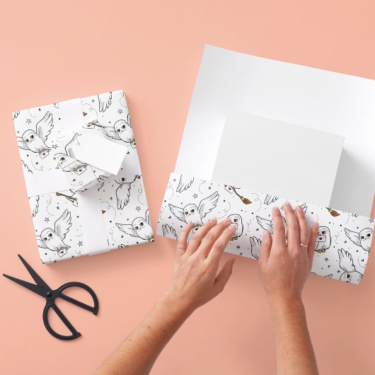 Harry Potter | Hedwig Pattern - Baby shower Wrappi Inpakpapier Vel