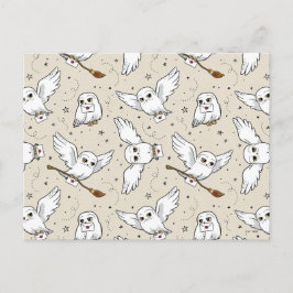 Harry Potter | Hedwig Pattern Briefkaart