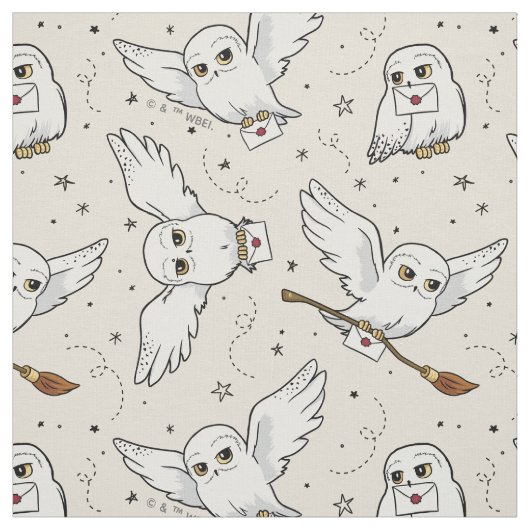 Harry Potter | Hedwig Pattern Stof (Swatch)