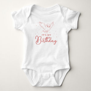 Harry Potter Hedwig Roze Magische Verjaardag Romper